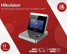 Keçidə nəzarət terminalı Hikvision DS-K1F600U-D6E-F