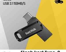 Flaş kart USB 3.1 Sandisk 128GB OTG Type-C