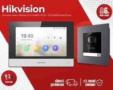 Domofond dəsti Hikvision DS-KH6320-WTE1  DS-KD8003-IME1Flush