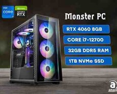 Monster PC Gaming and Render
