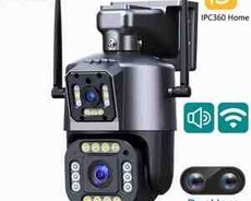 2 kameralı PTZ 360 çöl kamerası 5MP4K