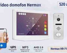 Domofon Hermax HR-715-IP white black