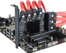 Çoxaldıcı PCIE To SATA Card ( 10 port)