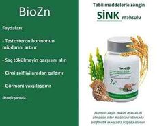 Qida əlavələri Sink (BioZn)