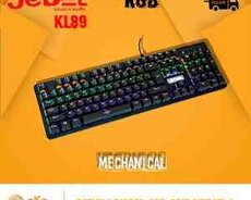 İşıqlı mexaniki klaviatura Jedel Kl89