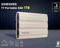 SSD SAMSUNG 1TB T7 Shield Portable USB 3.2 (Beige)