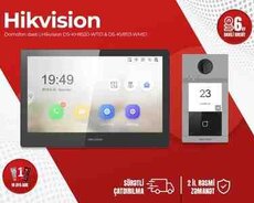 Domofon dəsti Hikvision DS-KH8520-WTE1  DS-KV8113-WME1(B)