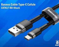 Baseus Cable Type-C Cafule CATKLF-BG1 Black