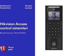 Hikvision DS-K1T321EFX giriş-çıxışa nəzarət sistemi