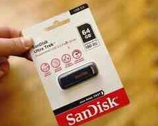 Flaş kart Sandisk 64 Gb Usb 3.0 Ultra Trek