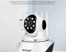 Wifi PTZ 360 smart kamera 3MP+32GB