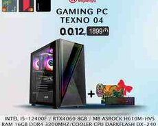 Gaming Pc TEXNO 04  I5-12400F, RTX4060