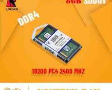 Kingston DDR4 8Gb 2400 Mhz Noutbuk Ram Memory