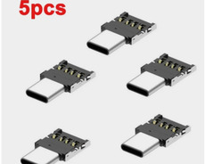 Typec Erkek Usb-a 2.0 Otg Veri Transfer Adaptörü Samsung Tab