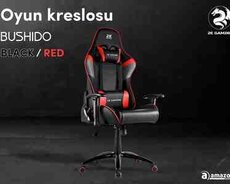 Oyun kreslosu 2E Gaming Chair BUSHIDO BlackRed 2E-GC-BUS-BKRD