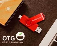 Type-C Otg Usb 2.0 Flash Bellek 32gb Kalem Sürücü Akıll