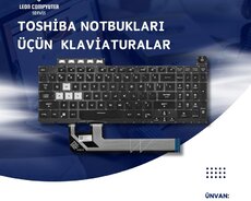 Noutbuk klaviaturası "Toshiba"